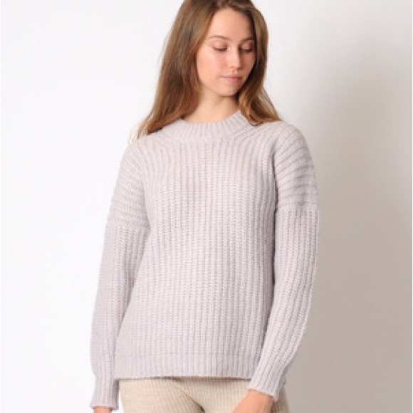 Lauren Manoogian lilac lavender fisherman sweater size 1